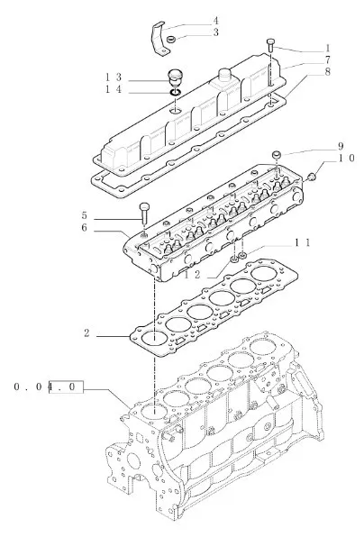 87801752 - Прокладка ГБЦ ДВС